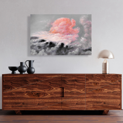 Canvas 24 x 36 - Pink clouds