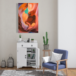 Canvas 24 x 36 - Inside view of antelope canyon