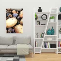 Canvas 24 x 36 - Beach pebbles