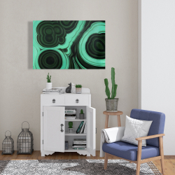 Toile 24 x 36 - Pierre malachite