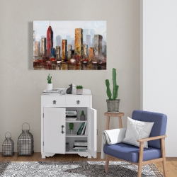 Toile 24 x 36 - Ville style grunge