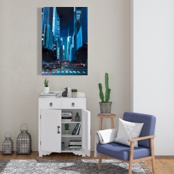Canvas 24 x 36 - Evening in manhattan, new-york