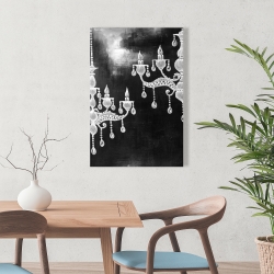 Canvas 24 x 36 - White chandeliers