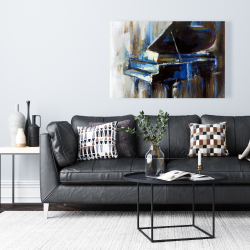 Canvas 24 x 36 - Abstract grand piano
