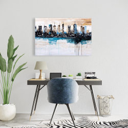 Canvas 24 x 36 - Buildings on the horizon
