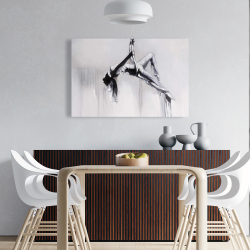 Canvas 24 x 36 - Dancer on aerial contortion