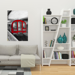 Toile 24 x 36 - Attente du métro