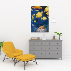 Toile 24 x 36 - Poissons sous l'océan
