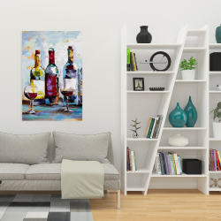 Canvas 24 x 36 - Wine tasting