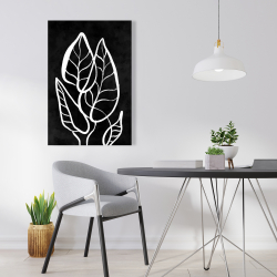 Toile 24 x 36 - Feuilles minimalistes