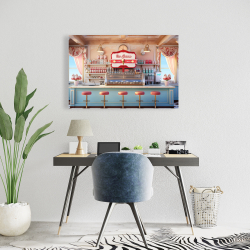 Toile 24 x 36 - Glace rétro
