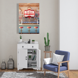Toile 24 x 36 - Glace rétro