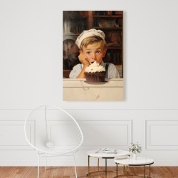 Canvas 24 x 36 - The best cupcake