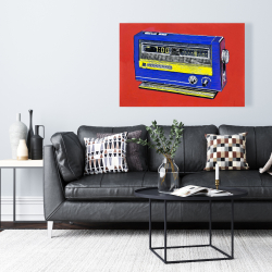 Toile 24 x 36 - Alarme radio rétro
