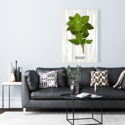 Toile 24 x 36 - Origan sur bois
