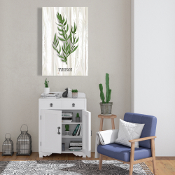 Toile 24 x 36 - Estragon sur bois