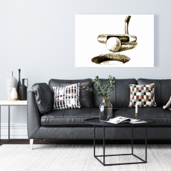 Canvas 24 x 36 - Illustration of a birdie