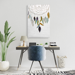 Canvas 24 x 36 - Dreamcatcher with feathers