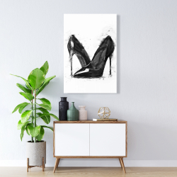 Toile 24 x 36 - Chaussures noires à talons hauts