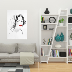 Toile 24 x 36 - Femme aquarelle