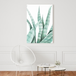 Canvas 24 x 36 - Watercolor striped desert plant