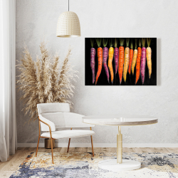 Canvas 24 x 36 - Carrots varieties