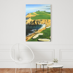 Canvas 24 x 36 - Pebble beach golf links