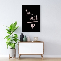 Toile 24 x 36 - Toi + moi
