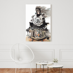 Canvas 24 x 36 - Vintage train