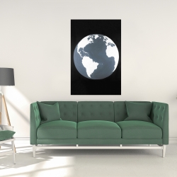 Toile 24 x 36 - Vue satellite de la terre