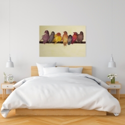 Canvas 24 x 36 - Bird family
