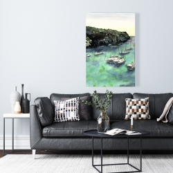 Canvas 24 x 36 - Boats in cala macarella