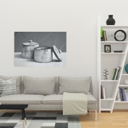 Canvas 24 x 36 - Old pot with lid