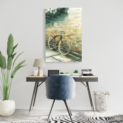Toile 24 x 36 - Vieille bicyclette urbaine
