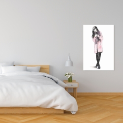Toile 24 x 36 - Femme style printanier