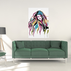 Toile 24 x 36 - Femme en art graffiti