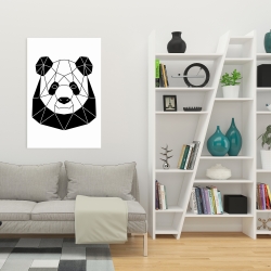 Toile 24 x 36 - Panda géométrique