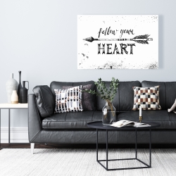 Toile 24 x 36 - Suis ton coeur