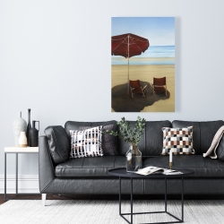 Canvas 24 x 36 - Relax at the beach