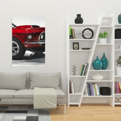 Canvas 24 x 36 - Classic red car