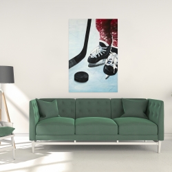 Toile 24 x 36 - Jeune hockeyeur