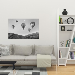 Canvas 24 x 36 - Air balloon landscape