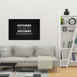 Toile 24 x 36 - Offense wins games...