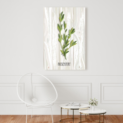 Canvas 24 x 36 - Rosemary on wood