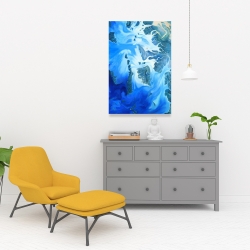 Canvas 24 x 36 - Satellite view of the mergui islands