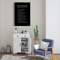 Toile 24 x 36 - Recette du bonheur
