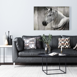 Canvas 24 x 36 - Rustic horse