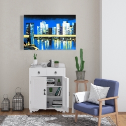 Canvas 24 x 36 - Skyline of lower manhattan