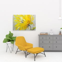 Canvas 24 x 36 - Yellow flower