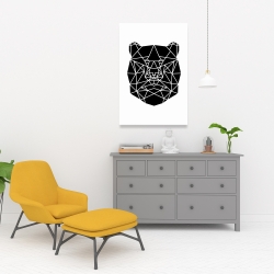 Toile 24 x 36 - Ours géométrique